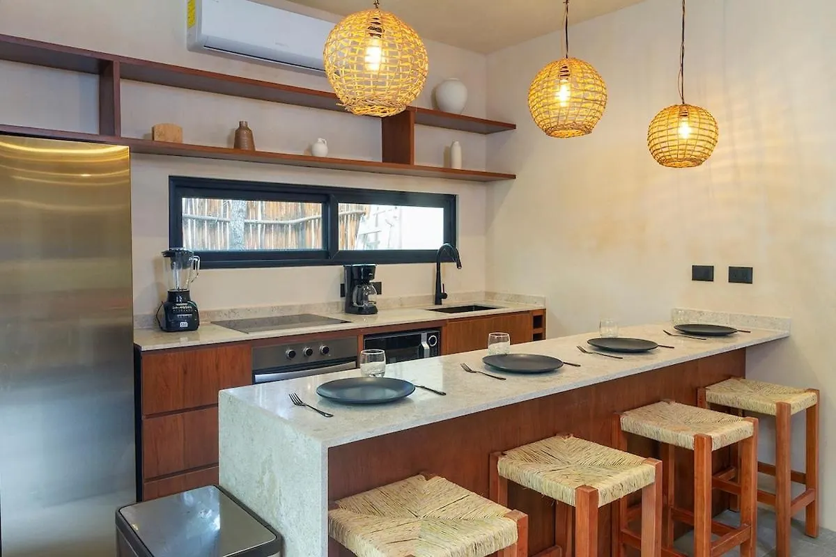 Villa 2 Bdr Bohemia Private Pool Yoga Relax تولوم
